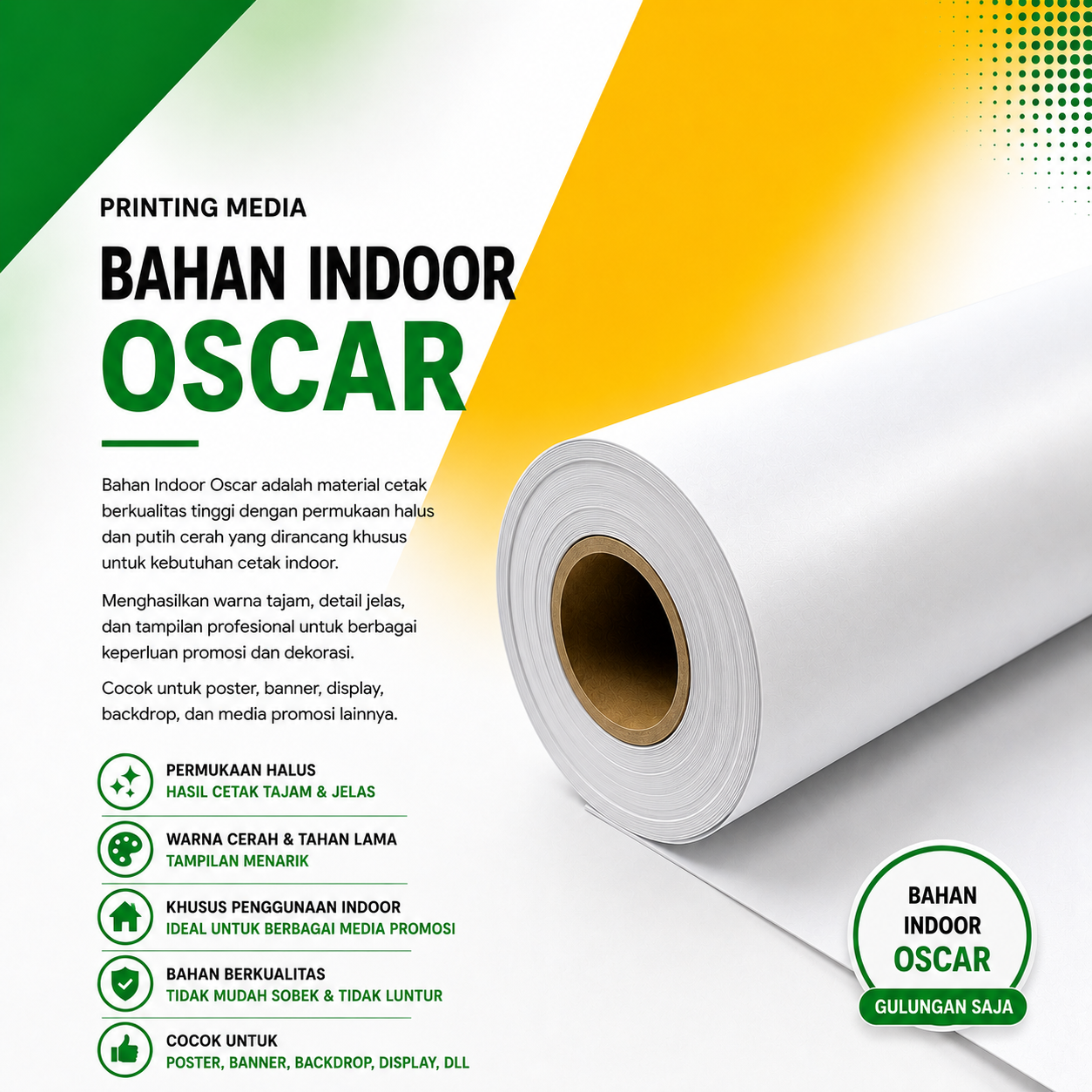 JASA CETAK BAHAN OSCAR