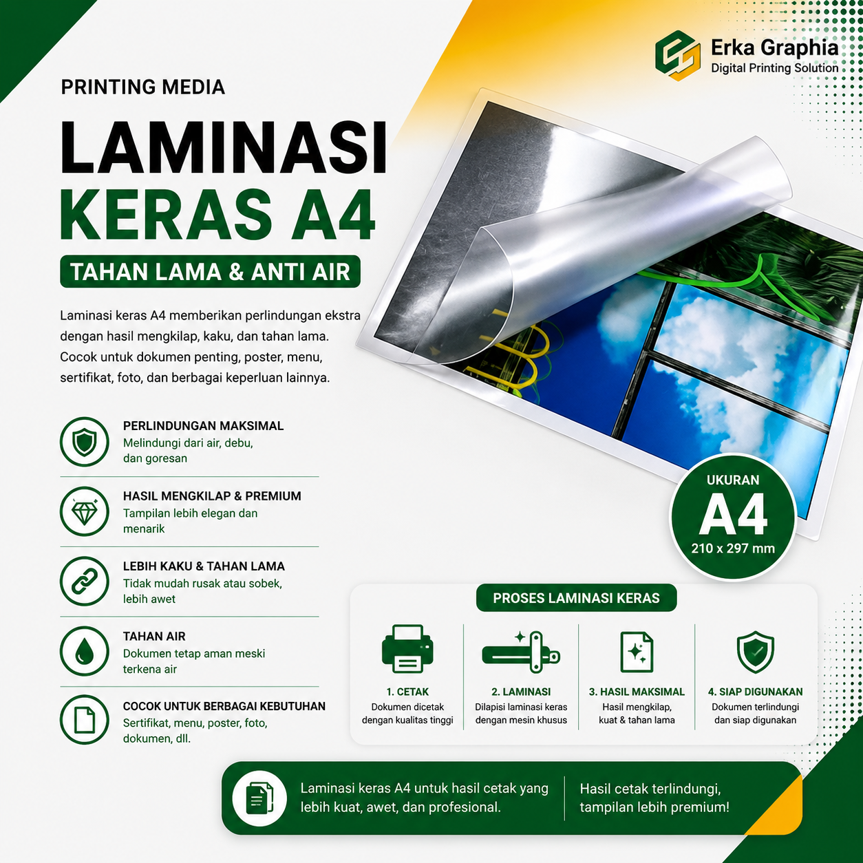 LAMINASI KERAS A4
