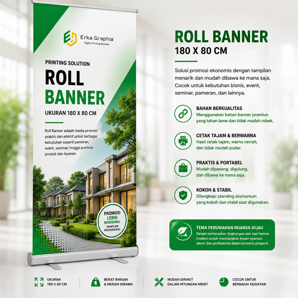 ROLL UP 80 X 180/200 CM