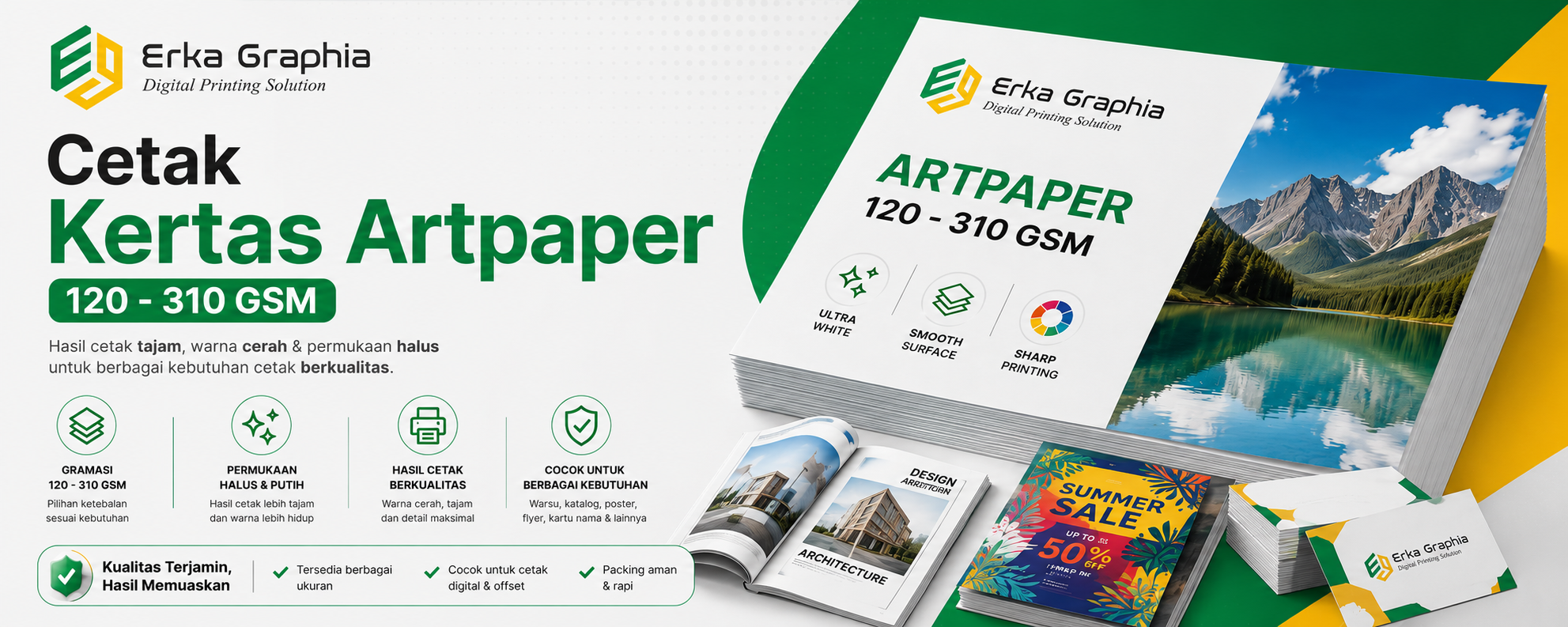 Cetak ARTPAPER dengan berbagai desain